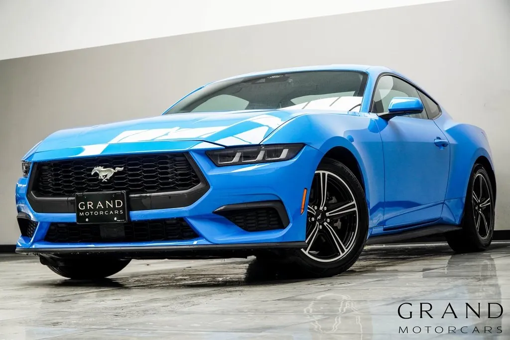 Blue 2024 Ford Mustang EcoBoost Premium for sale in Kennesaw, GA