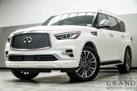 White 2021 INFINITI QX80 Sensory for sale in Kennesaw, GA