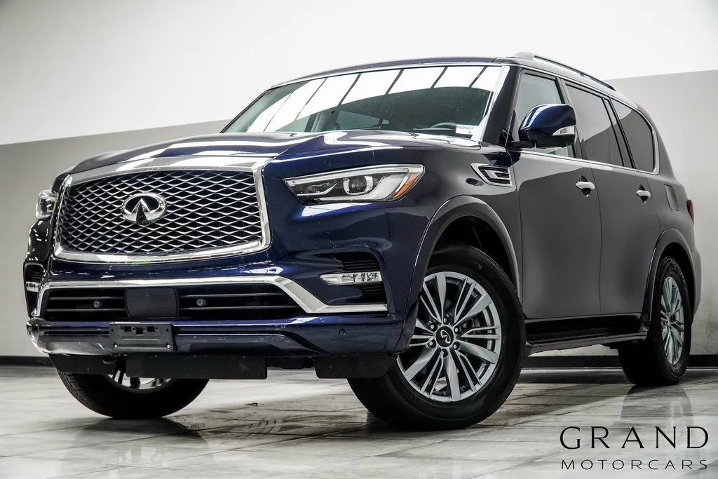 Blue 2024 INFINITI QX80 LUXE for sale in Kennesaw, GA