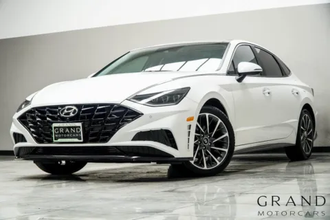 White 2023 Hyundai Sonata Limited for sale in Kennesaw, GA