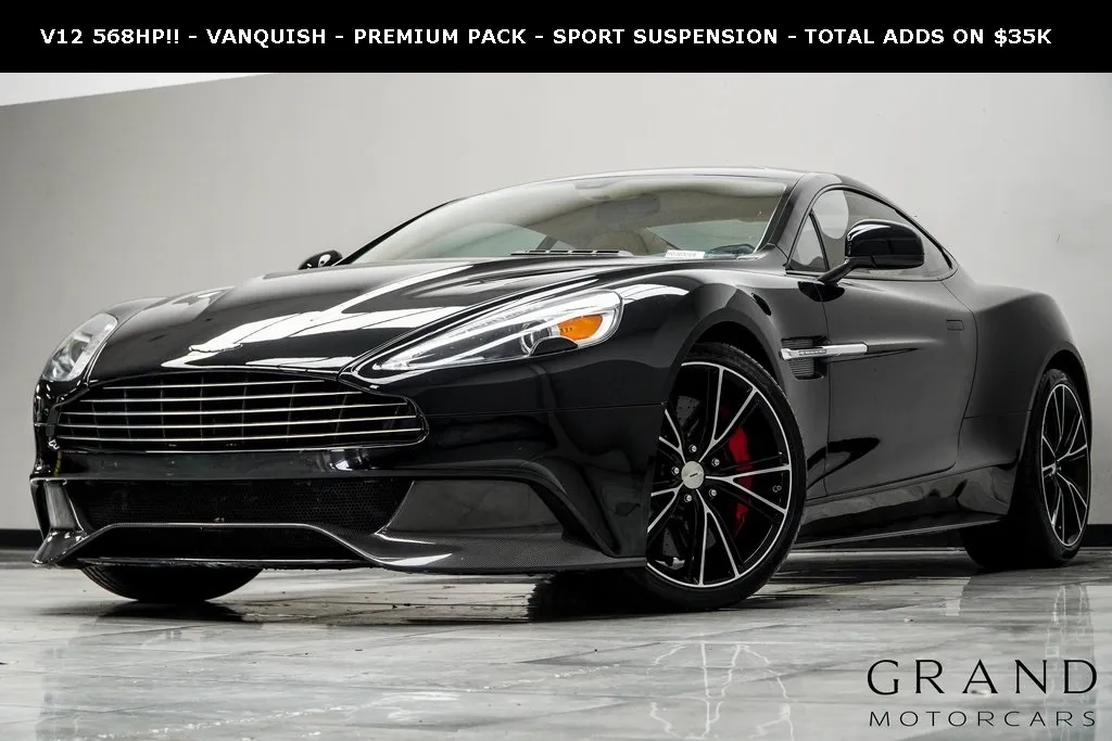 Black 2017 Aston Martin Vanquish V12 for sale in Kennesaw, GA