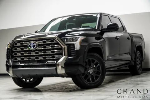Black 2023 Toyota Tundra Hybrid Platinum for sale in Kennesaw, GA