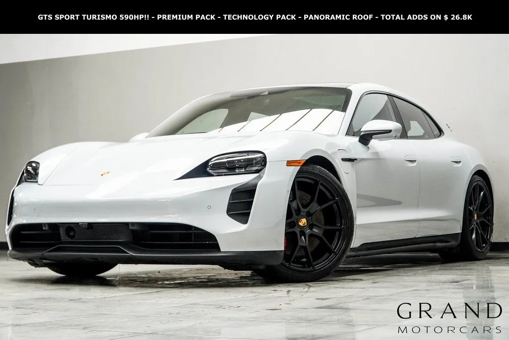 Gray 2023 Porsche Taycan GTS for sale in Kennesaw, GA