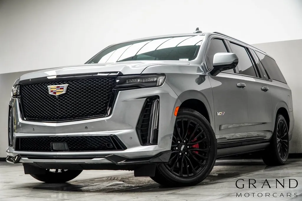 Silver 2023 Cadillac Escalade ESV V-Series for sale in Kennesaw, GA