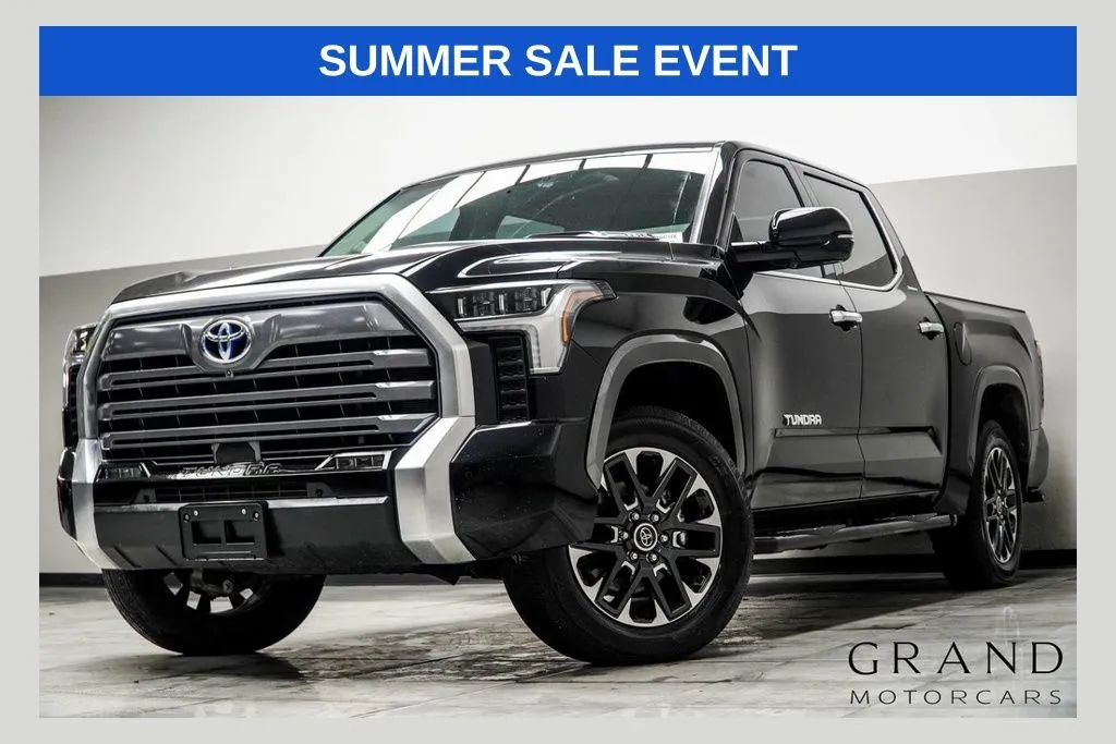 Black 2024 Toyota Tundra Hybrid Limited for sale in Kennesaw, GA