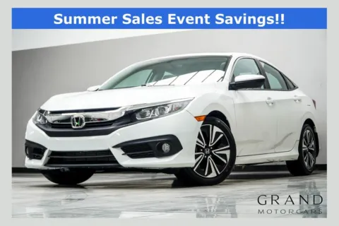 White 2016 Honda Civic EX-T for sale in Kennesaw, GA