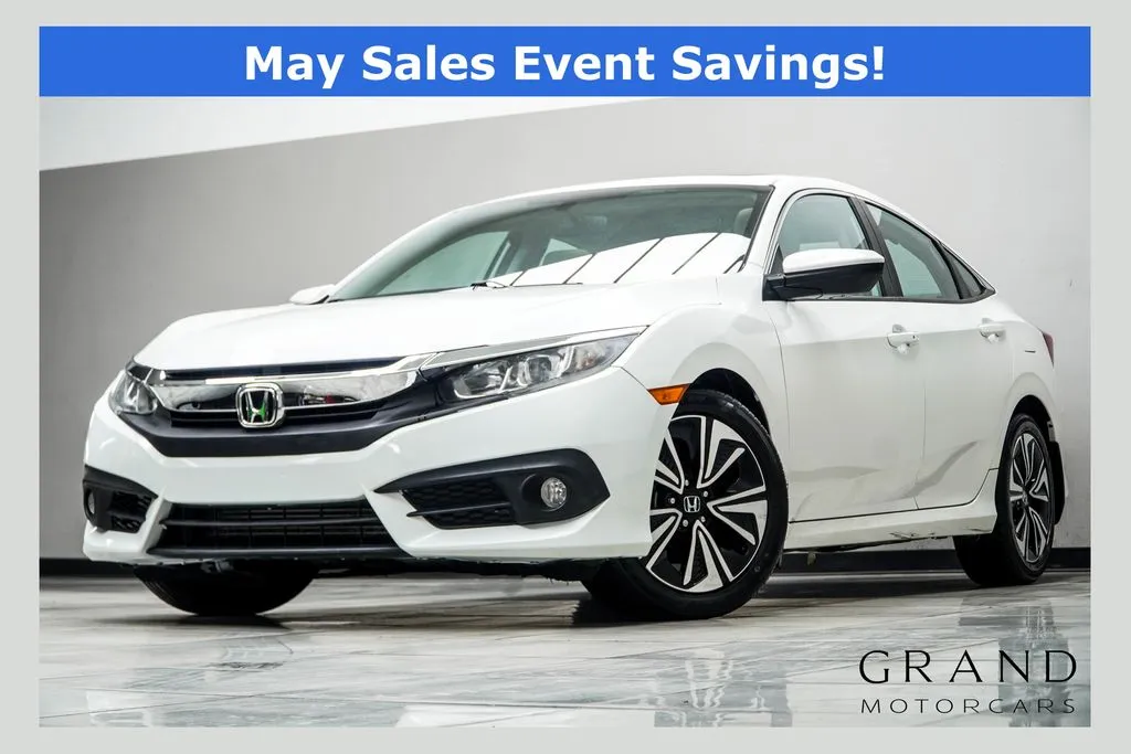 White 2016 Honda Civic EX-T for sale in Kennesaw, GA