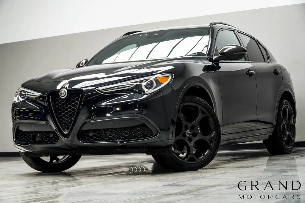 Black 2023 Alfa Romeo Stelvio Veloce for sale in Kennesaw, GA