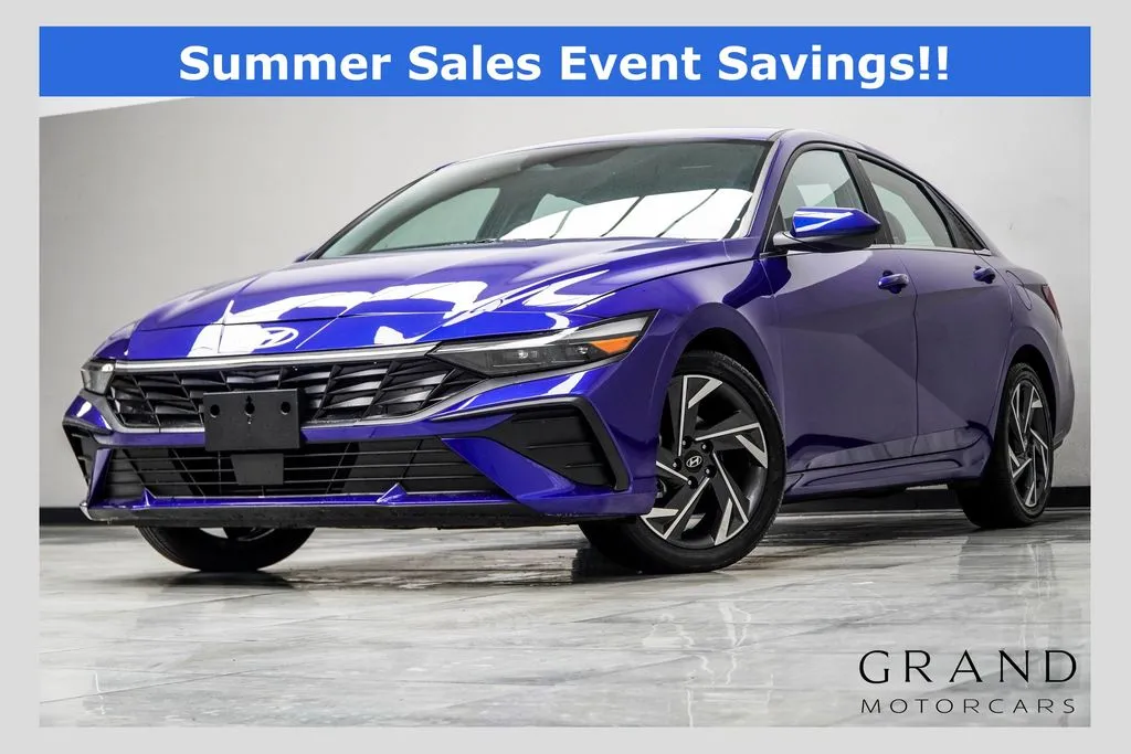 Blue 2024 Hyundai Elantra SEL for sale in Kennesaw, GA