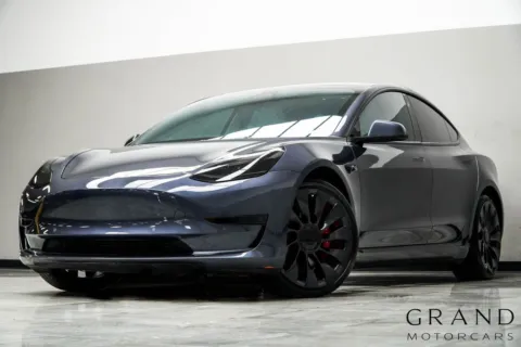 Blue 2022 Tesla Model 3 Performance for sale in Kennesaw, GA