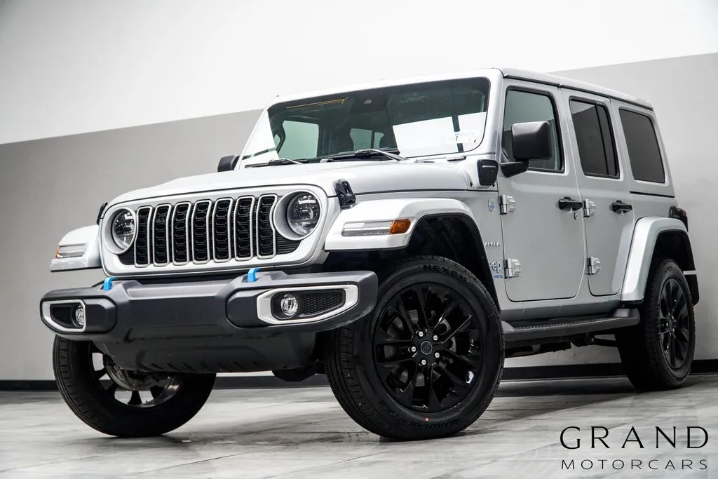 Silver 2024 Jeep Wrangler Sahara 4xe for sale in Kennesaw, GA