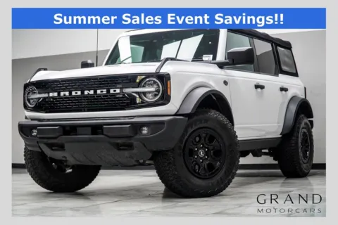 White 2022 Ford Bronco Wildtrak for sale in Kennesaw, GA