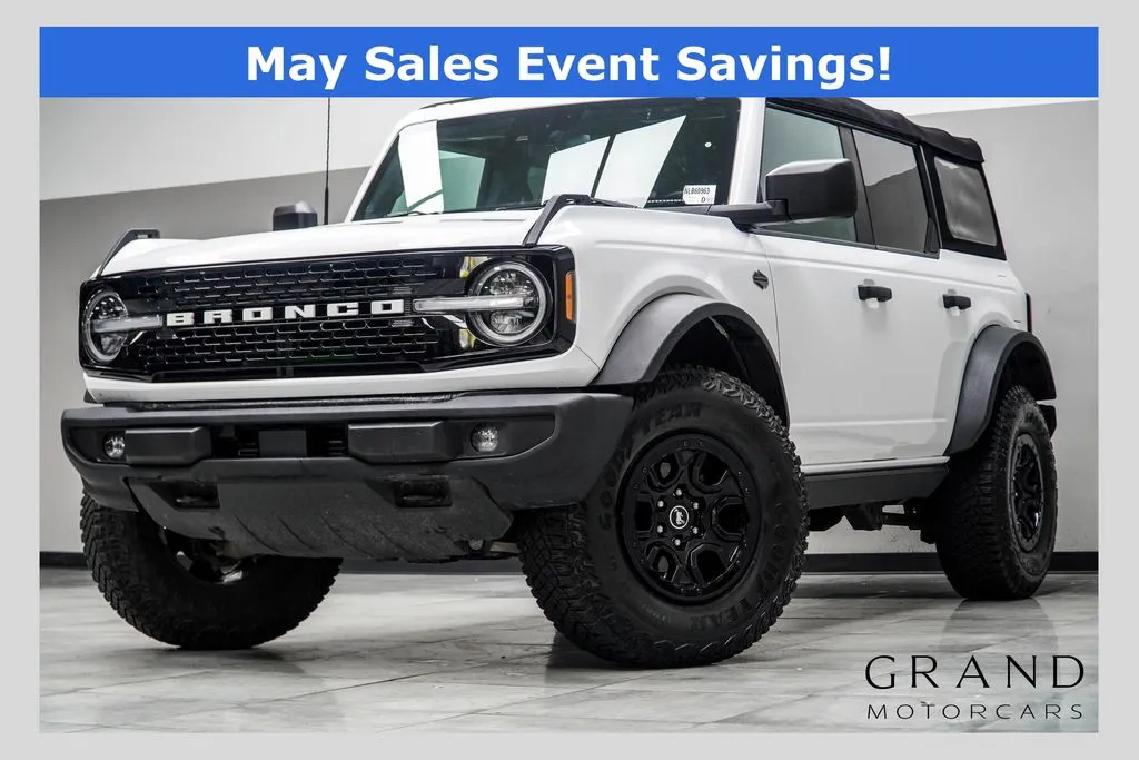 White 2022 Ford Bronco Wildtrak for sale in Kennesaw, GA