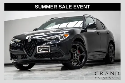 Black 2023 Alfa Romeo Stelvio Veloce for sale in Kennesaw, GA