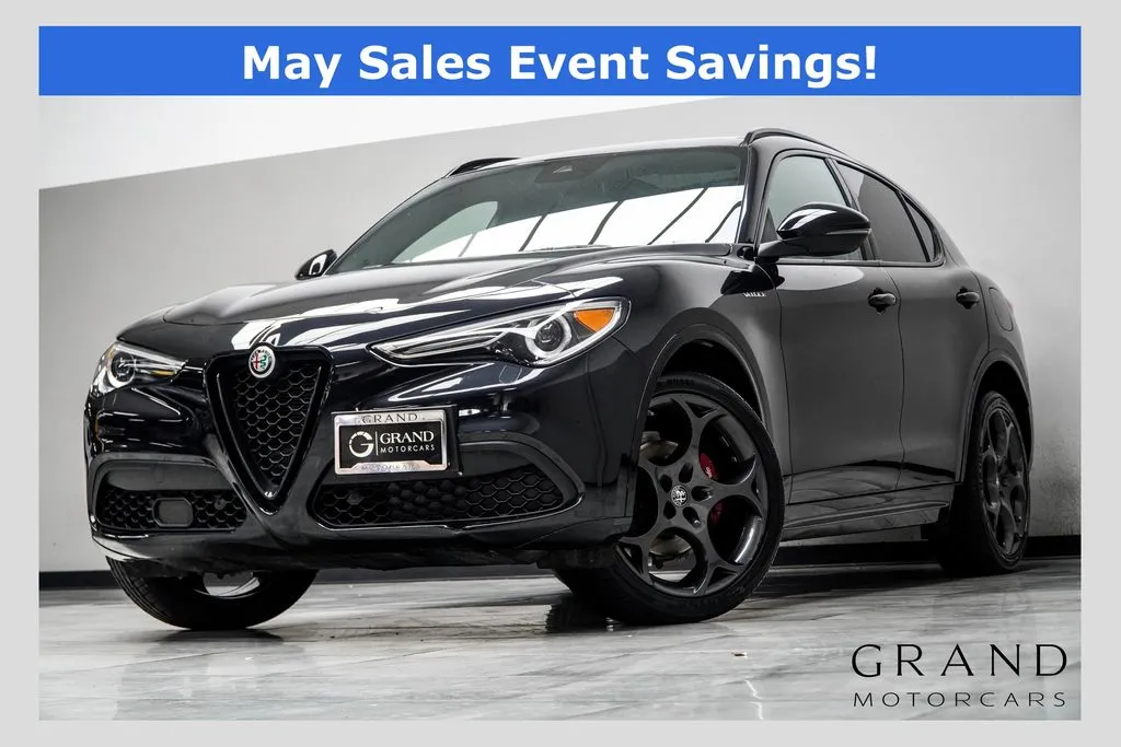 Black 2023 Alfa Romeo Stelvio Veloce for sale in Kennesaw, GA