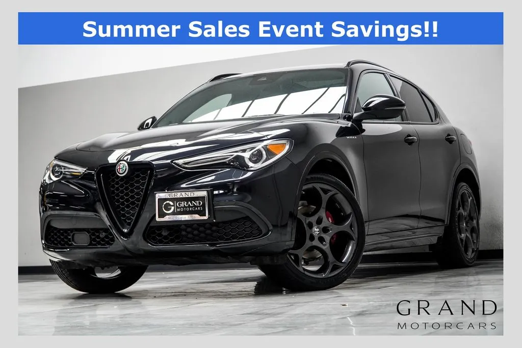 Black 2023 Alfa Romeo Stelvio Veloce for sale in Kennesaw, GA