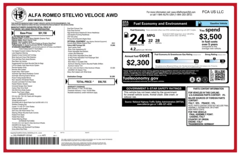 Another view of 2023 Alfa Romeo Stelvio Veloce for sale in Kennesaw, GA at Grand Motorcars Kennesaw