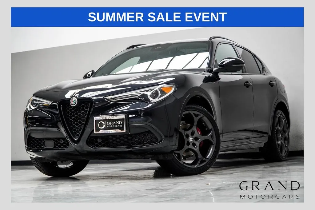 Black 2023 Alfa Romeo Stelvio Veloce for sale in Kennesaw, GA