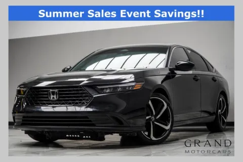 Black 2023 Honda Accord Hybrid Sport for sale in Kennesaw, GA