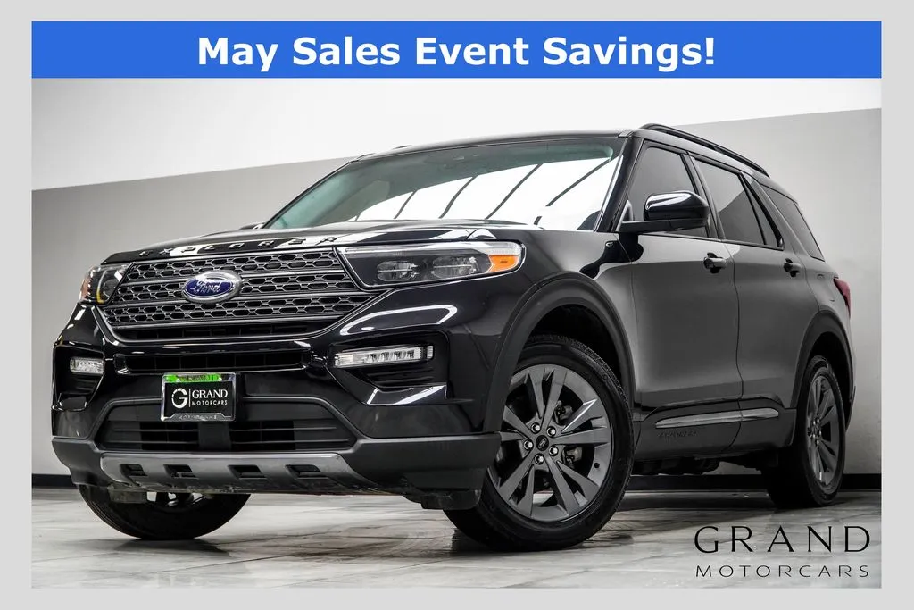 Black 2022 Ford Explorer XLT for sale in Kennesaw, GA