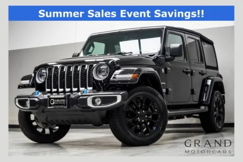 Black 2023 Jeep Wrangler Sahara 4xe for sale in Kennesaw, GA