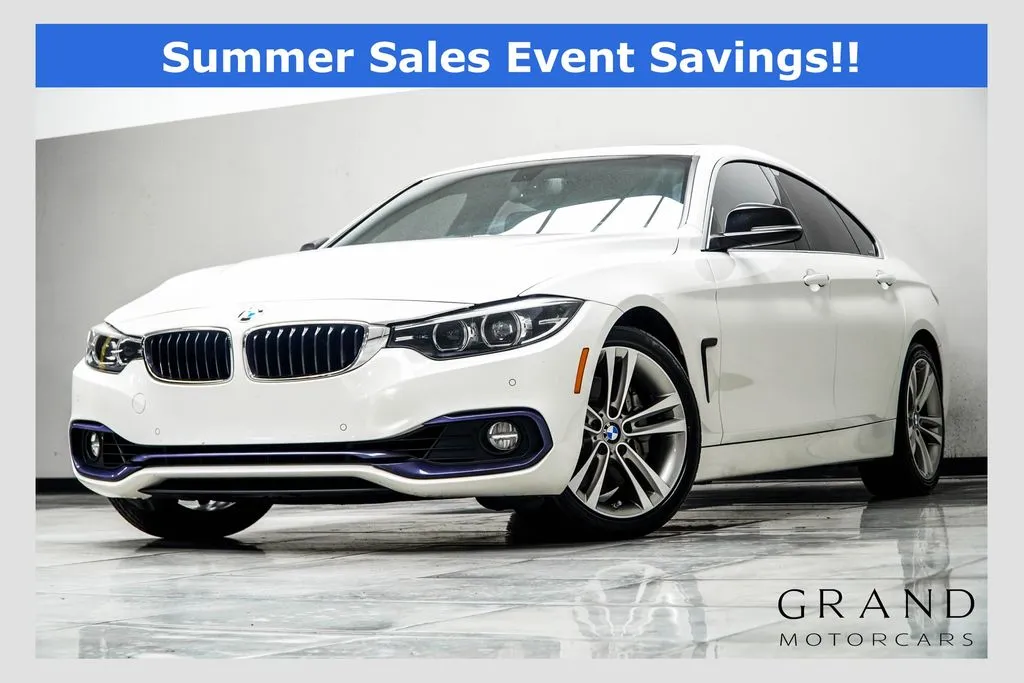 White 2019 BMW 4 Series 440i Gran Coupe for sale in Kennesaw, GA