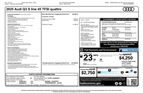 Another view of 2025 Audi Q3 Premium for sale in Kennesaw, GA at Grand Motorcars Kennesaw