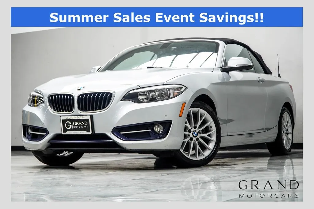 Silver 2016 BMW 2 Series 228i for sale in Kennesaw, GA
