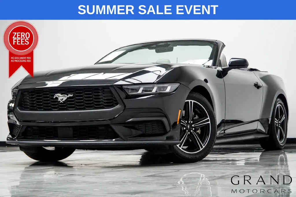 Black 2024 Ford Mustang EcoBoost Premium for sale in Kennesaw, GA