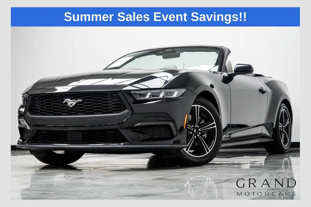 Black 2024 Ford Mustang EcoBoost Premium for sale in Kennesaw, GA