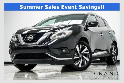 Black 2015 Nissan Murano Platinum for sale in Kennesaw, GA