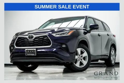 Blue 2023 Toyota Highlander LE for sale in Kennesaw, GA