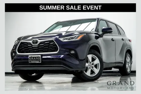 Blue 2023 Toyota Highlander LE for sale in Kennesaw, GA