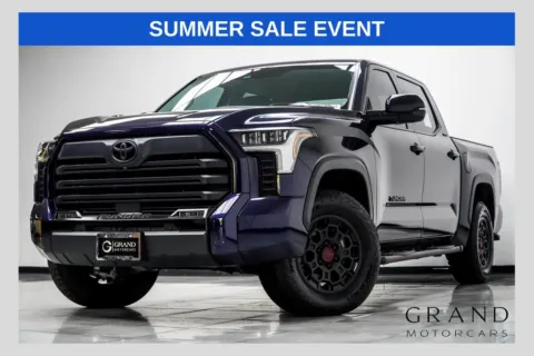 Blue 2024 Toyota Tundra Hybrid Limited for sale in Kennesaw, GA