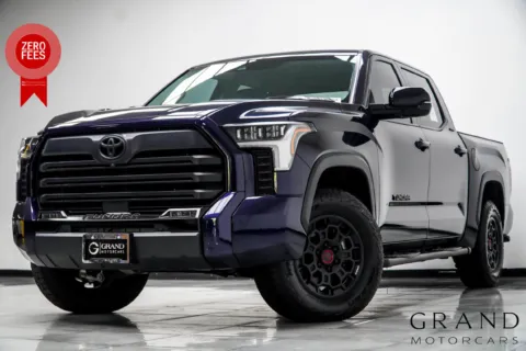 Blue 2024 Toyota Tundra Hybrid Limited for sale in Kennesaw, GA