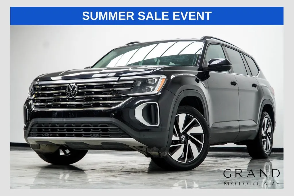 Black 2024 Volkswagen Atlas 2.0T SE w/Technology for sale in Kennesaw, GA