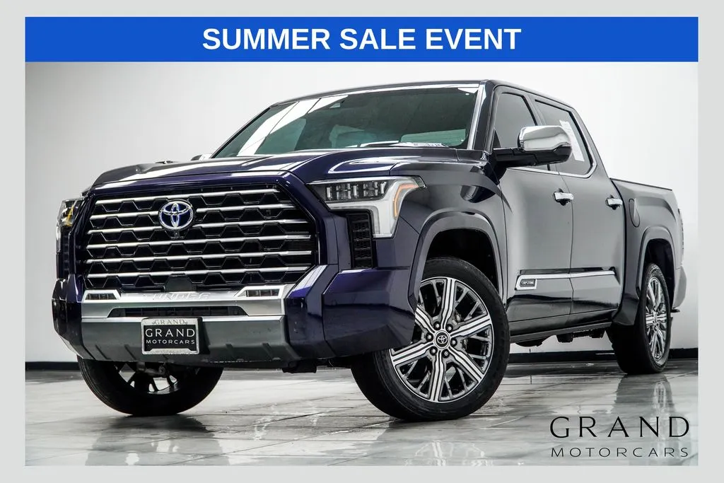 Blue 2022 Toyota Tundra Hybrid Capstone for sale in Kennesaw, GA