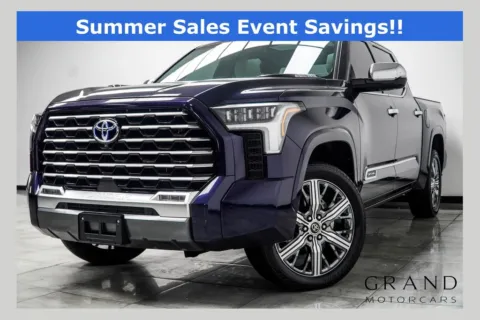 Blue 2022 Toyota Tundra Hybrid Capstone for sale in Kennesaw, GA