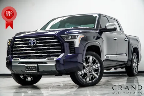 Blue 2022 Toyota Tundra Hybrid Capstone for sale in Kennesaw, GA