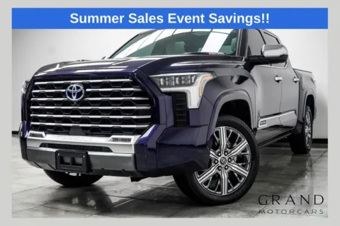 Blue 2022 Toyota Tundra Hybrid Capstone for sale in Kennesaw, GA