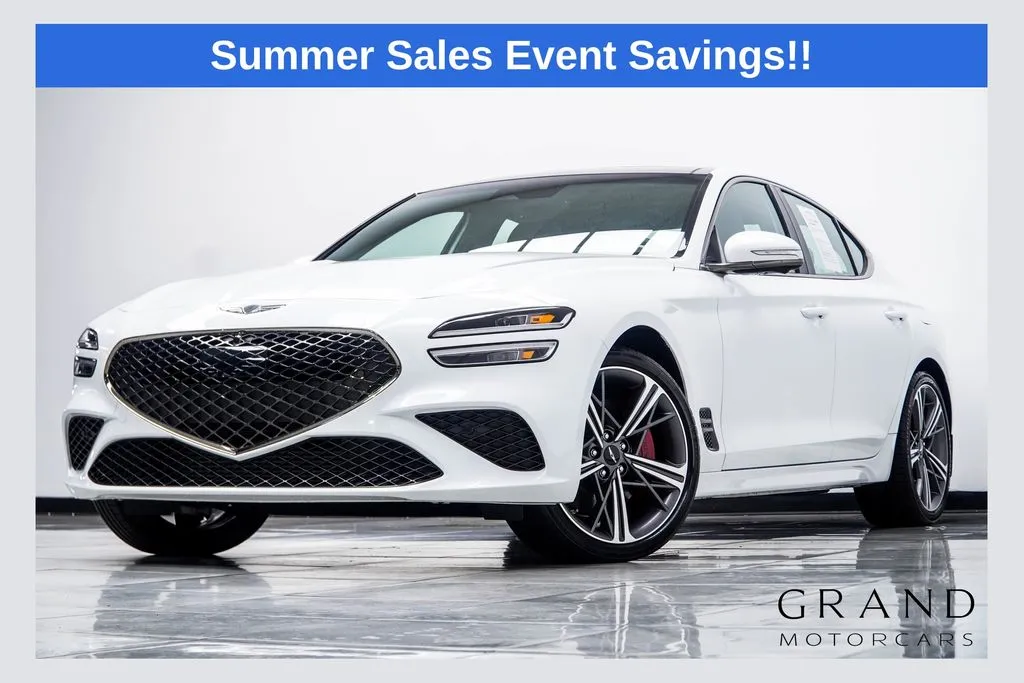 White 2025 Genesis G70 3.3T Sport Advanced for sale in Kennesaw, GA