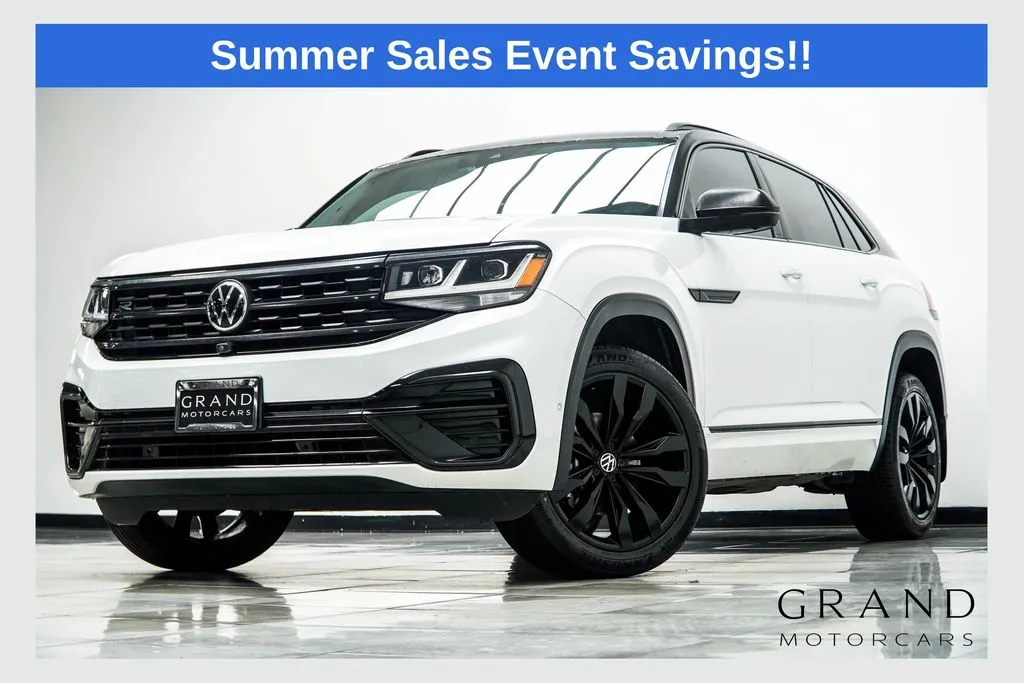 White 2022 Volkswagen Atlas Cross Sport 3.6L V6 SEL Premium R-Line for sale in Kennesaw, GA