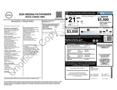 Another view of 2024 Nissan Pathfinder Rock Creek for sale in Kennesaw, GA at Grand Motorcars Kennesaw