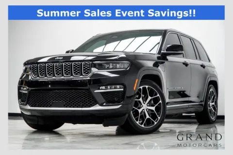 Black 2023 Jeep Grand Cherokee Summit Reserve 4xe for sale in Kennesaw, GA