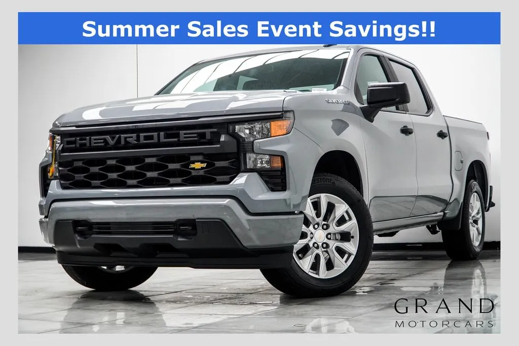 Gray 2025 Chevrolet Silverado 1500 Custom for sale in Kennesaw, GA