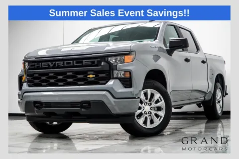 Gray 2025 Chevrolet Silverado 1500 Custom for sale in Kennesaw, GA