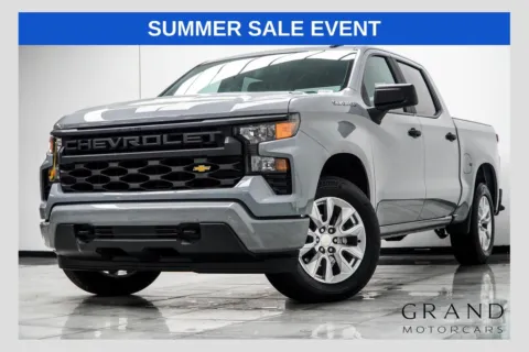 Gray 2025 Chevrolet Silverado 1500 Custom for sale in Kennesaw, GA
