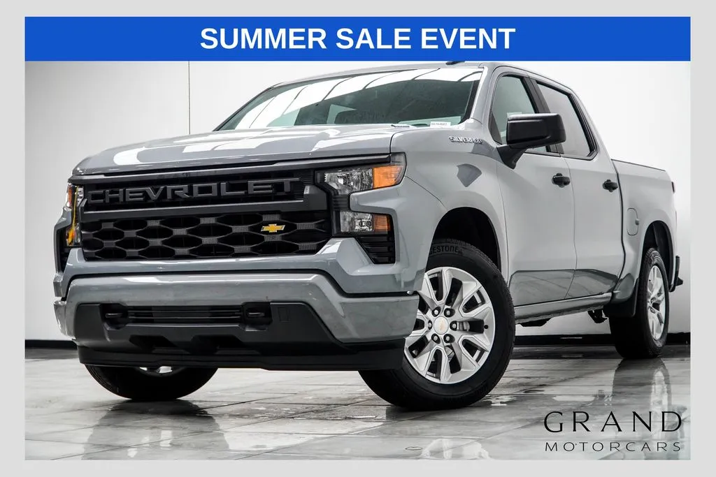 Gray 2025 Chevrolet Silverado 1500 Custom for sale in Kennesaw, GA
