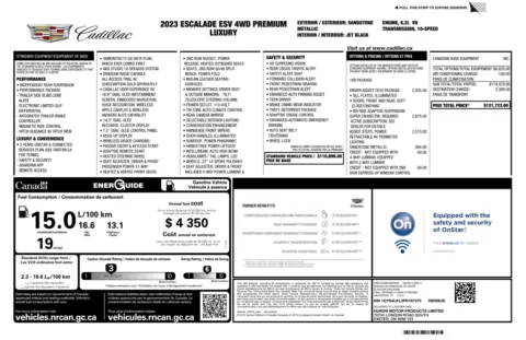 Another view of 2023 Cadillac Escalade ESV Premium for sale in Kennesaw, GA at Grand Motorcars Kennesaw
