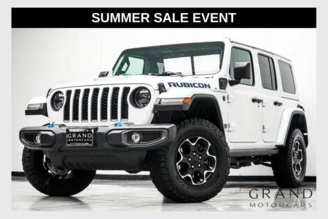 White 2023 Jeep Wrangler Rubicon 4xe for sale in Kennesaw, GA
